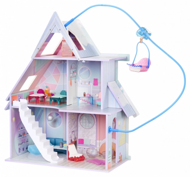 Drewniany domek dla lalek L.O.L. Surprise Winter Cottage