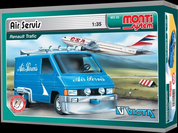 Zestaw Monti System MS 05 Air Serwis Renault Trafic 1:35 w pudełku 22x15x6cm