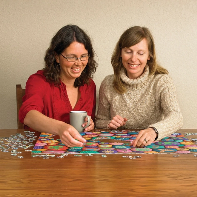 Puzzle Malowane kamienie Południowego Zachodu COBBLE HILL 1000 elementów