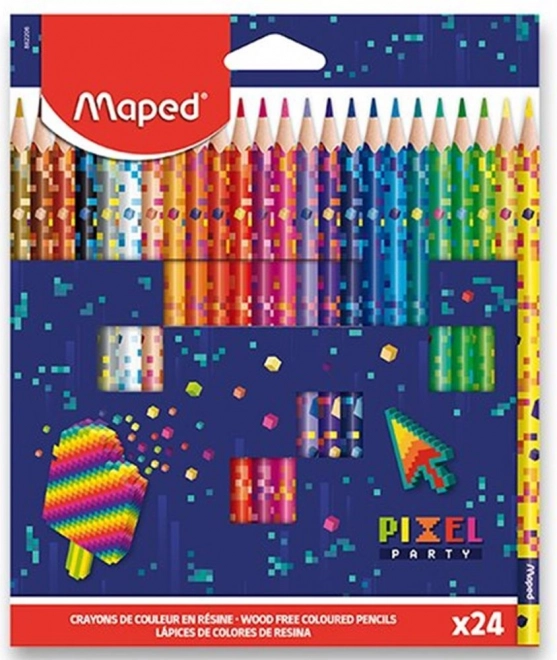 MAPED Kredki Pixel Party 24 szt.