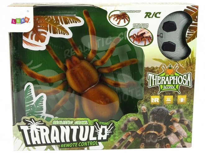 Zdalnie Sterowany Pająk Tarantula na Podczerwień Brązowy R/C