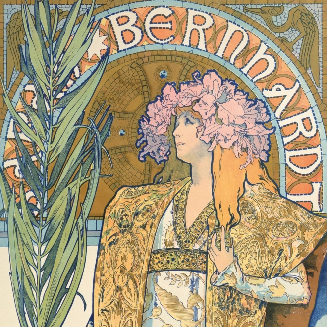Kalendarz notatnikowy Alfons Mucha 2025, 30 × 30 cm
