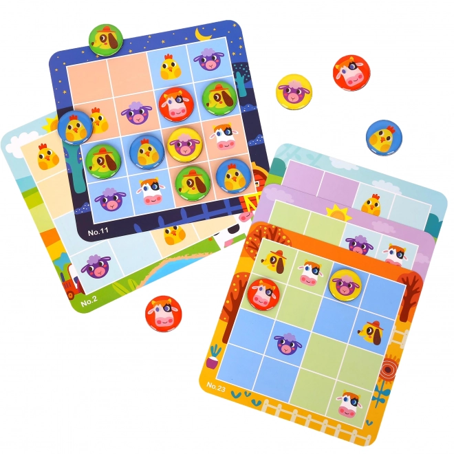 Dziecięce sudoku farma od Tooky Toy