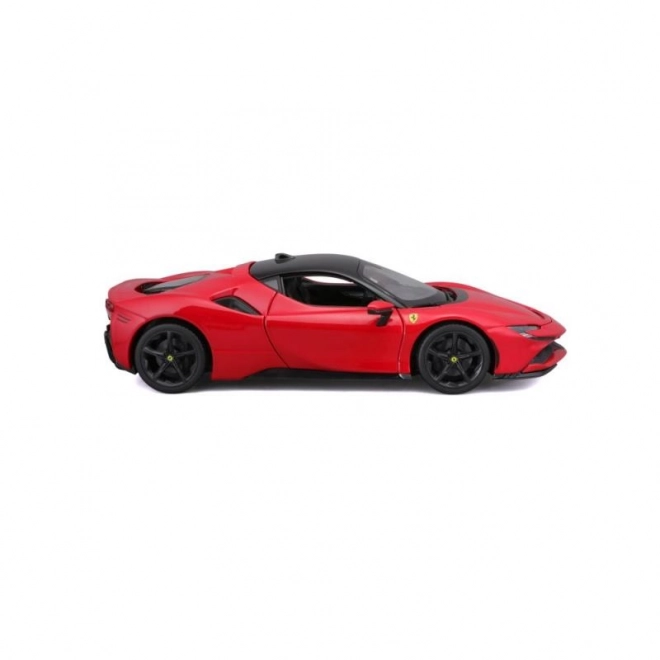 Metalowy model Ferrari SF90 Stradale czerwony 1:18