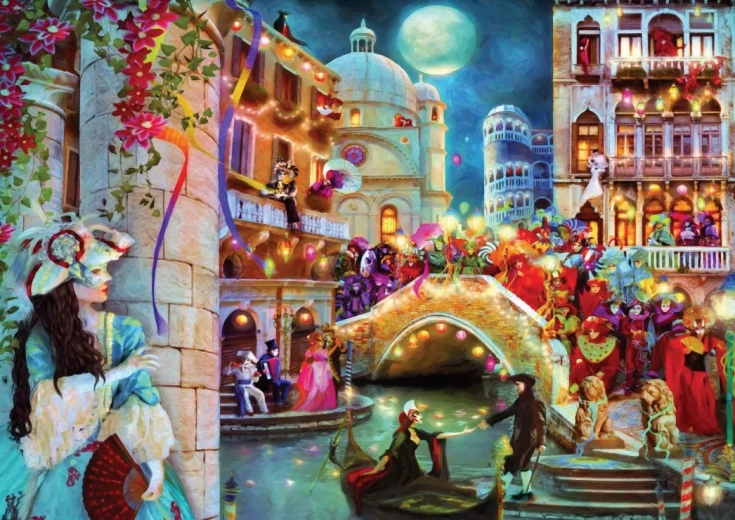 Clementoni Puzzle Karnawałowy Księżyc 1000 elementów