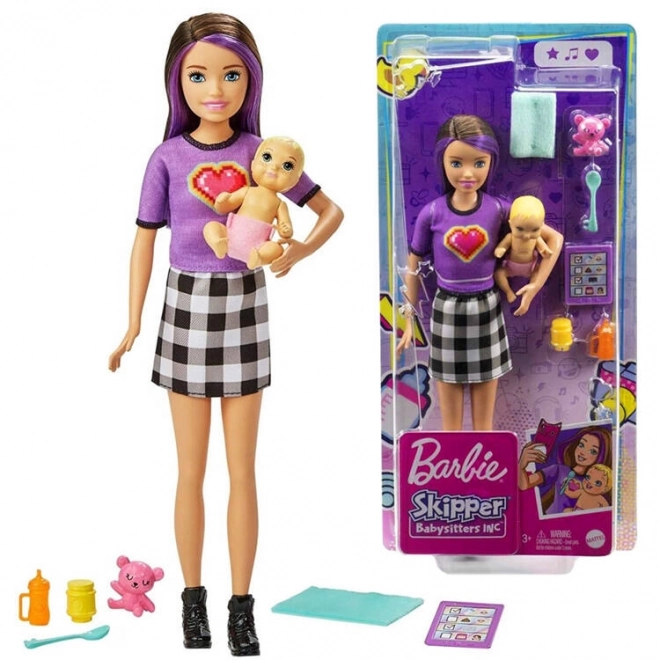 Lalka Barbie Skipper Opiekunka