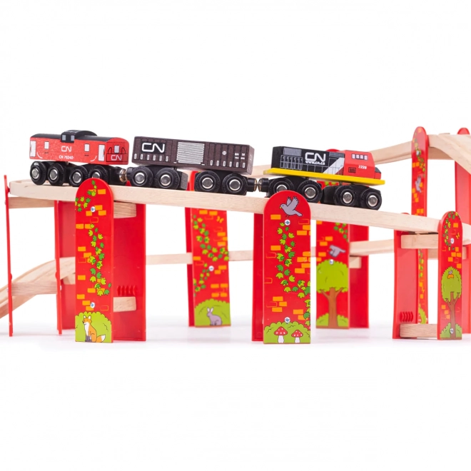 Bigjigs Rail Wielozadaniowy zestaw torów