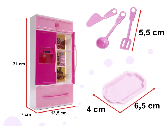 Kuchenka dla lalek 4-moduły z efektami LED