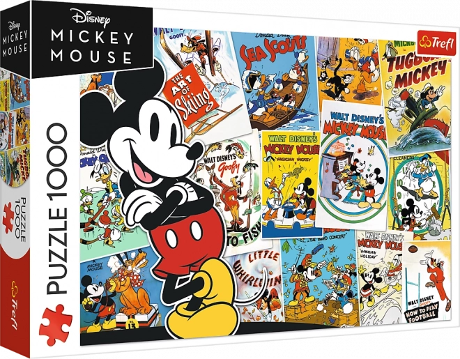 Puzzle 1000 elementów w świecie Myszki Miki