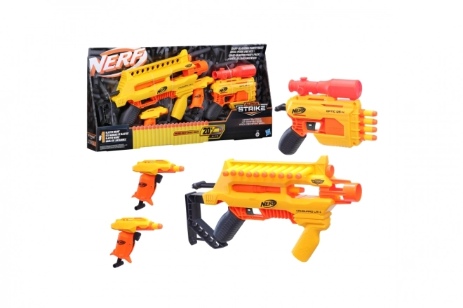 Nerf Alpha Strike 4 wyrzutnie i strzałki