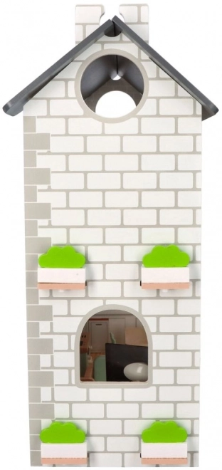 Drewniany domek dla lalek Przyjemny