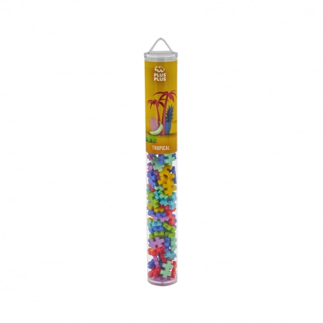 Zestaw kreatywny Plus-Plus Tropical mix 100 szt.
