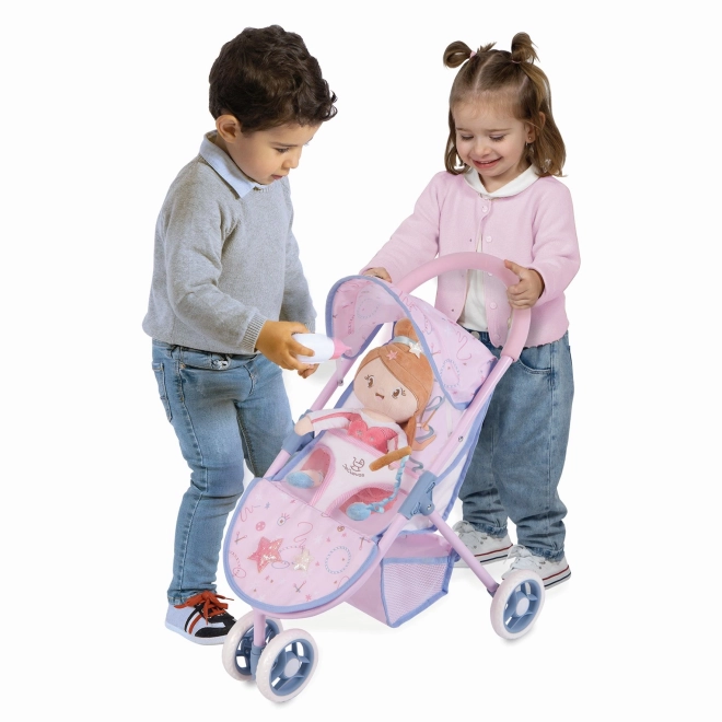 DeCuevas 90251 Wózek sportowy dla lalek trójkołowy GALA 2023 - 55 cm