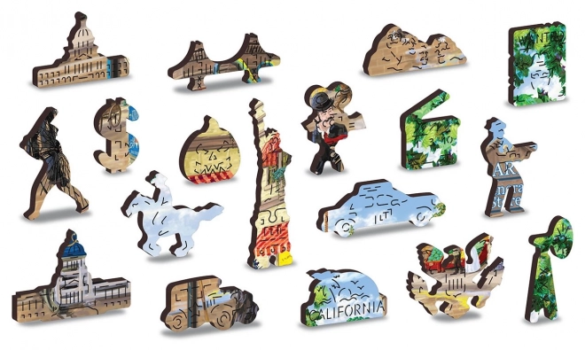 Drewniane puzzle wiktoriańska ulica 2w1