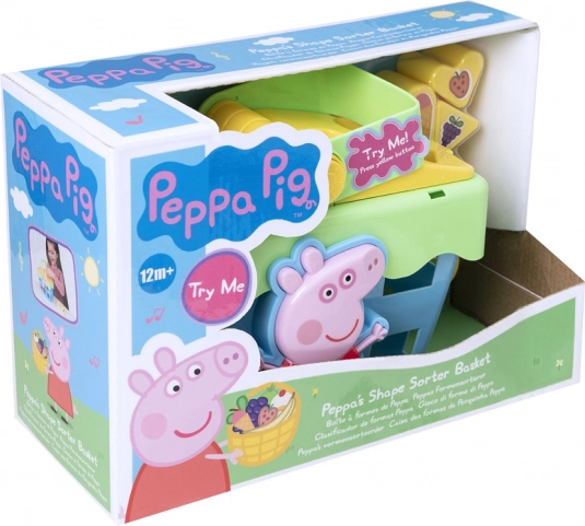 Sorter kształtów Piknikowy Koszyczek Świnka Peppa