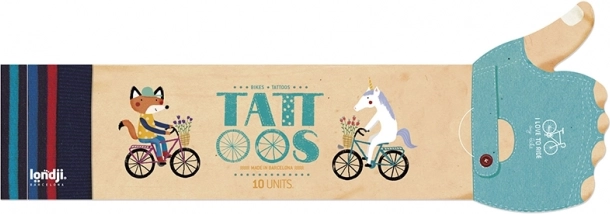 Tymczasowy tatuaż Na rowerze