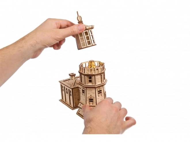 Latarnia Split Rock 3D drewniane mechaniczne puzzle