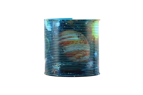Spirala/sprężyna kosmiczna plastik średnica 6,5cm 2 kolory w pudełku 7x7x7cm