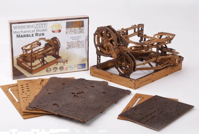 WOODEN CITY 3D drewniane puzzle Kulodrom 265 części