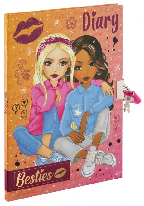 Dziennik z zamkiem A5 Besties