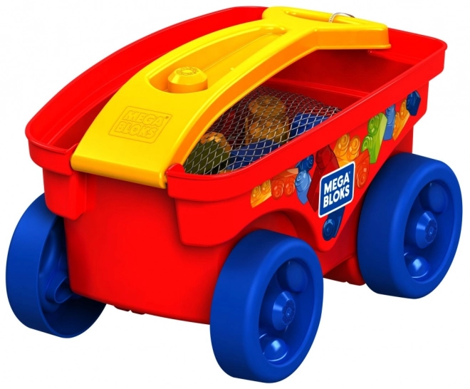 Klocki Mega Bloks w wózku