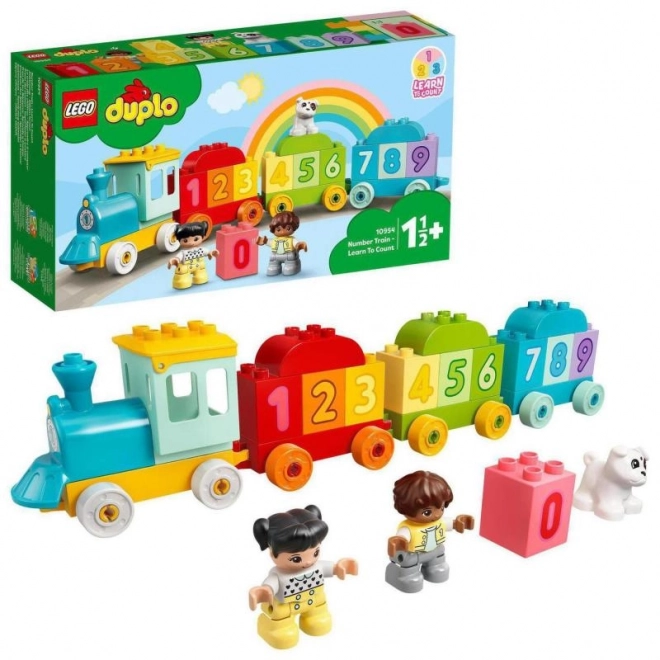 LEGO Duplo 10954 Pociąg z Cyferkami – Uczymy się Liczyć