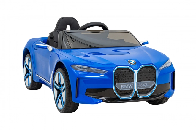 Samochód dziecięcy na baterię BMW i4 – Niebieskie