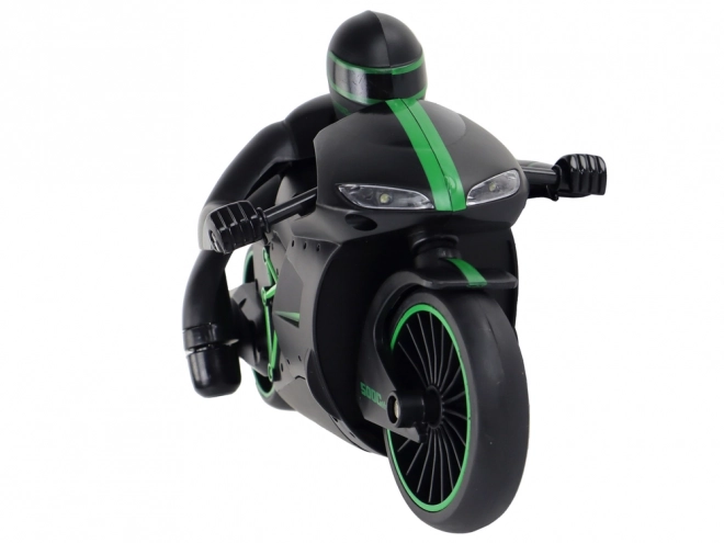 Motocykl RC z prędkością 20 km/h, zielony