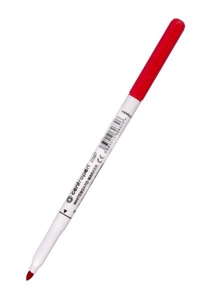CENTROPEN Pisak do tablicy suchościeralnej 2507 – červený
