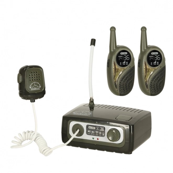 Zestaw Dziecięcy Walkie Talkie z jednostką centralną Explorer