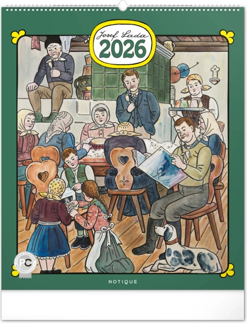 kalendarz ścienny Josef Lada 2026