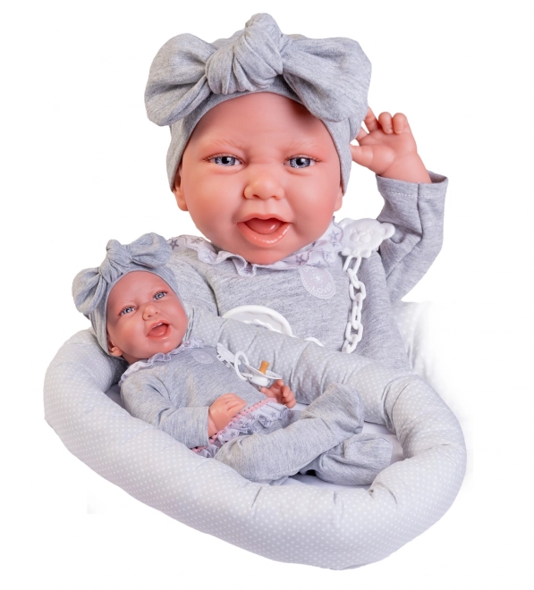 Antonio Juan 33228 CARLA - realistyczna lalka niemowlę z miękkim materiałowym ciałem - 42 cm