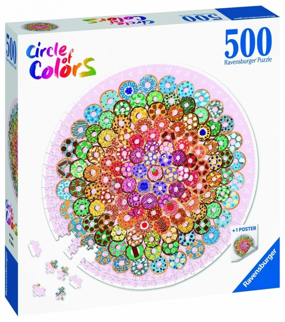 Puzzle Donuty 500 sztuk Ravensburger