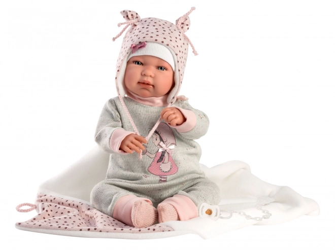 Llorens M844-60 ubranko dla lalki niemowlę NEW BORN rozmiar 43-44 cm