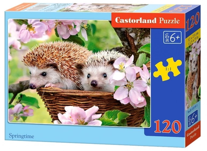 Puzzle 120 elementów wiosenny czas
