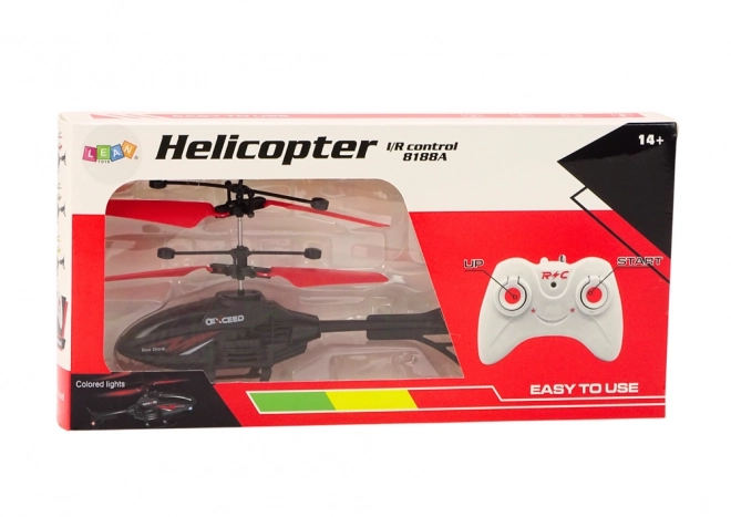 Zdalnie sterowany helikopter RC z żyroskopem – czerwony