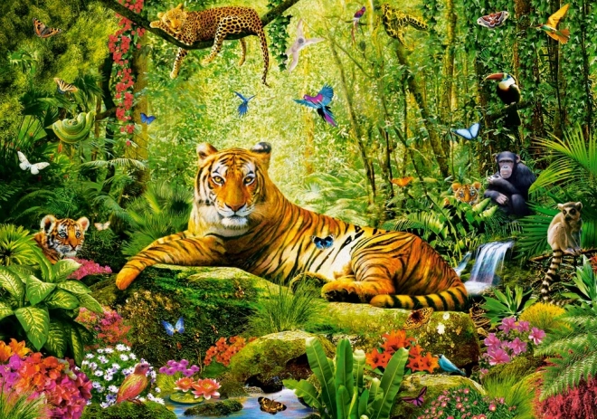 Puzzle 500 Elementów Jego Wysokość Tygrys