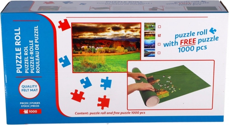 Łatwe przechowywanie niedokończonych puzzli