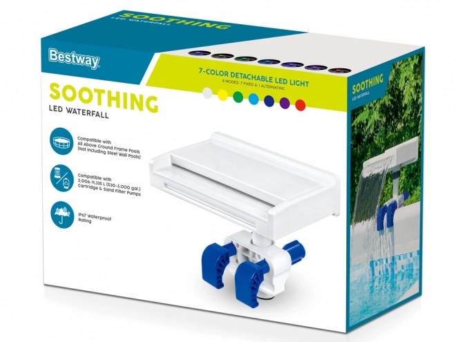Wodospad Bestway Flowclear z oświetleniem LED
