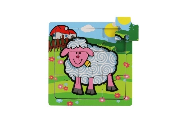 Mini puzzle Moje pierwsze zwierzątka - 9 elementów