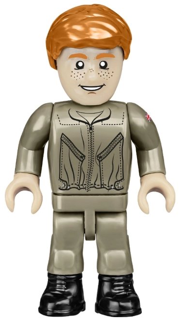 Figurka pilota i wojskowy wygląd