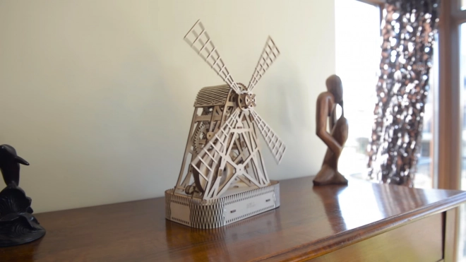 WOODEN CITY 3D puzzle Młyn 222 części