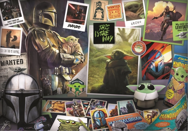 Puzzle 1000 elementów Kolekcja Grogu Mandalorian