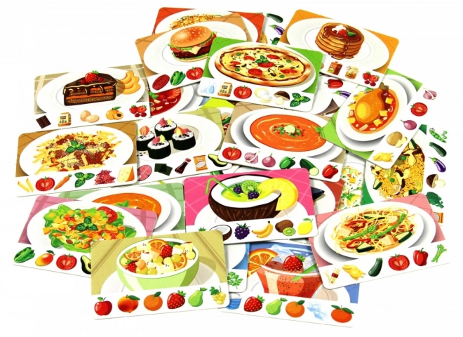 Zabawna gra planszowa 3,2,1... Go! Challenge Food od Educa Borrás