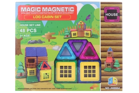 Magnetyczna konstrukcja 48 szt.