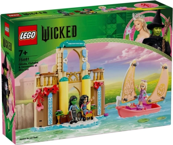 Klocki LEGO Wicked Glinda, Elphaba i Nessarose na Uniwersytecie Shiz
