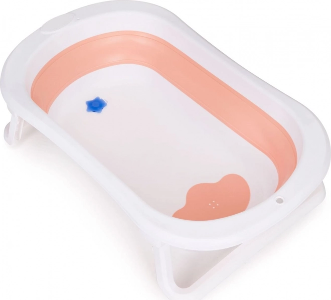 ECOTOYS Składana wanienka, różowa