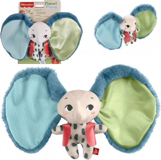 Fisher‑Price sensoryczna przytulanka słoniątko Planet Friends