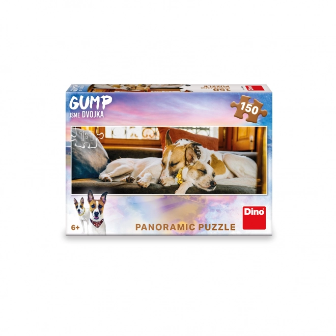 Gump: Jesteśmy duetem - Na kanapie 150 sztuk panoramiczne puzzle