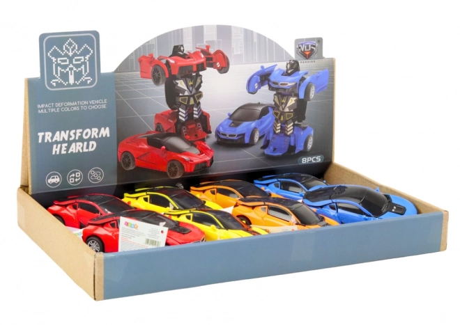 Auto-robot 2w1 zmienny robot w 4 kolorach